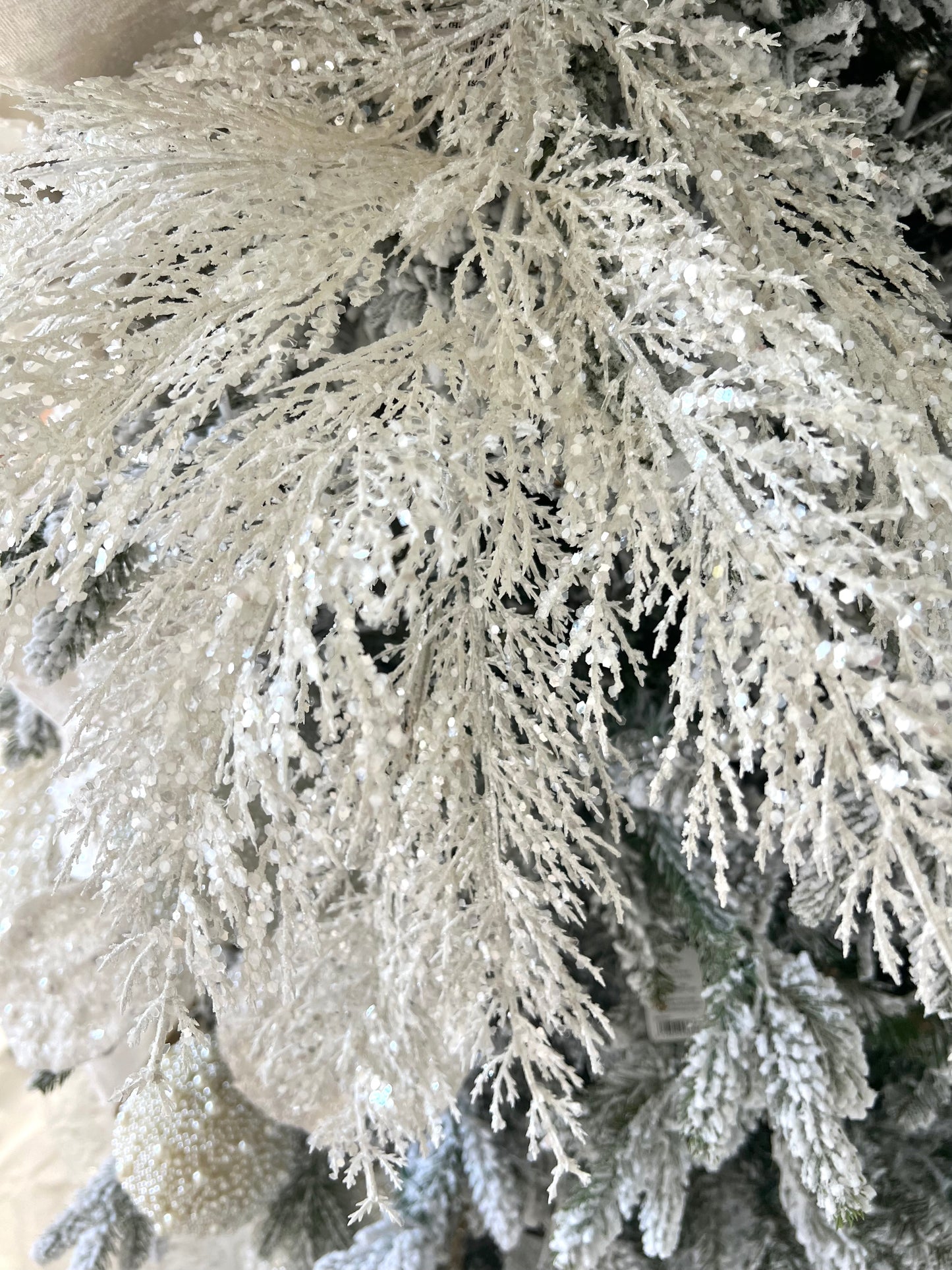 White Icy Pine Spray