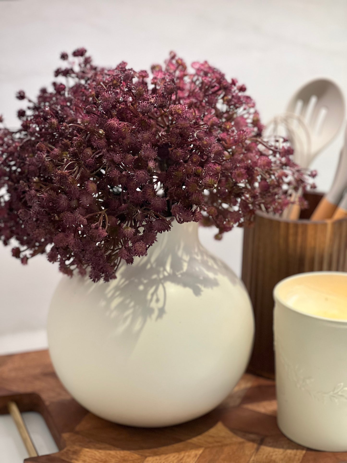 Purple Baby's Breath Bundle 13"