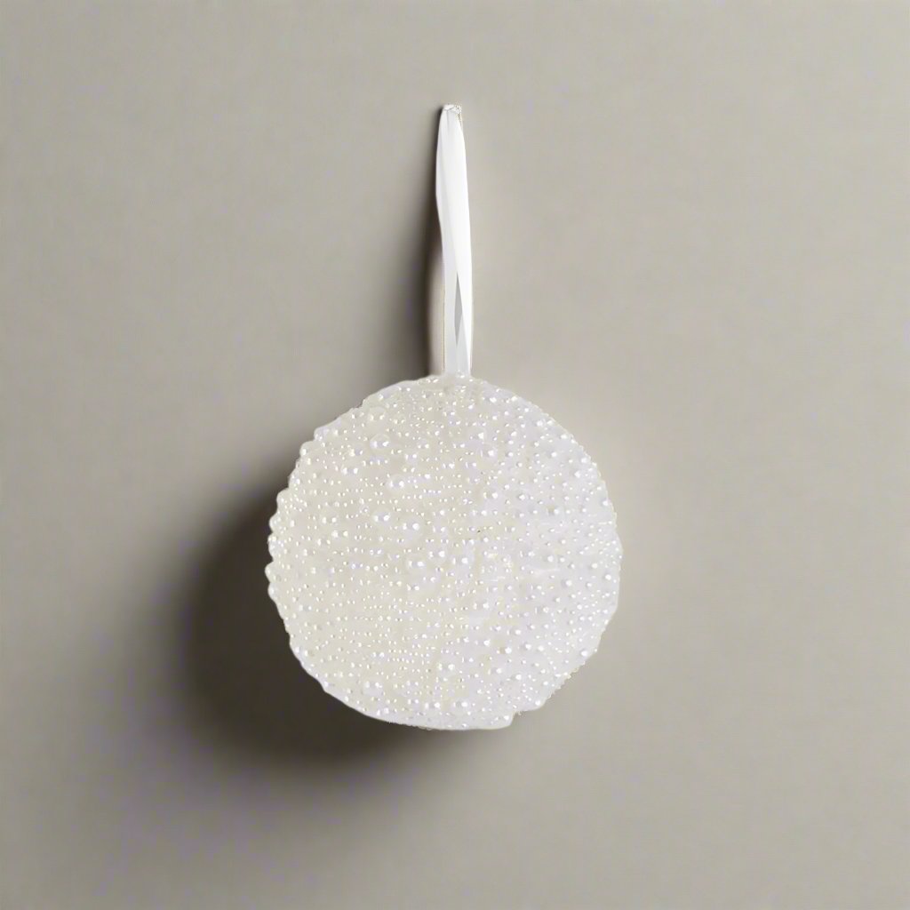 Small Beaded Pearl Ornament