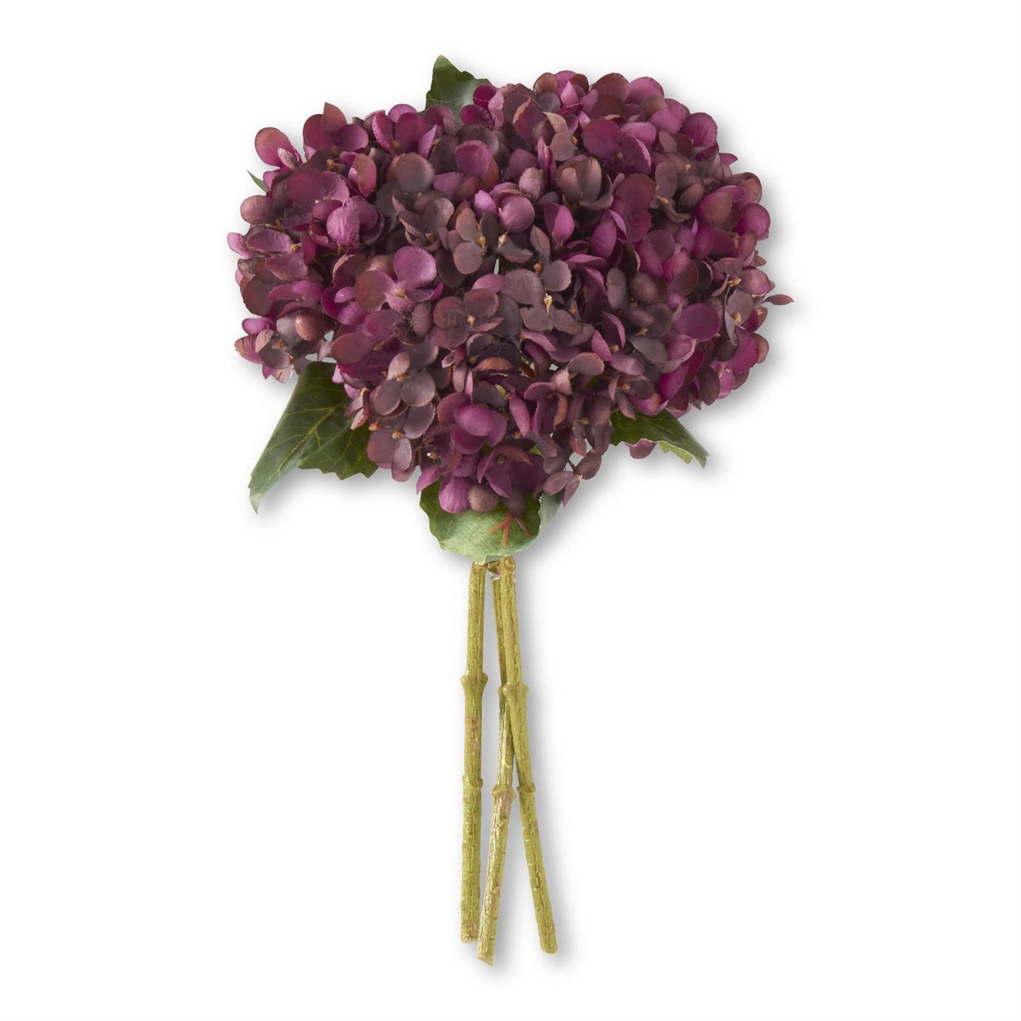 Two-tone Purple Hydrangea Bundle 13”H