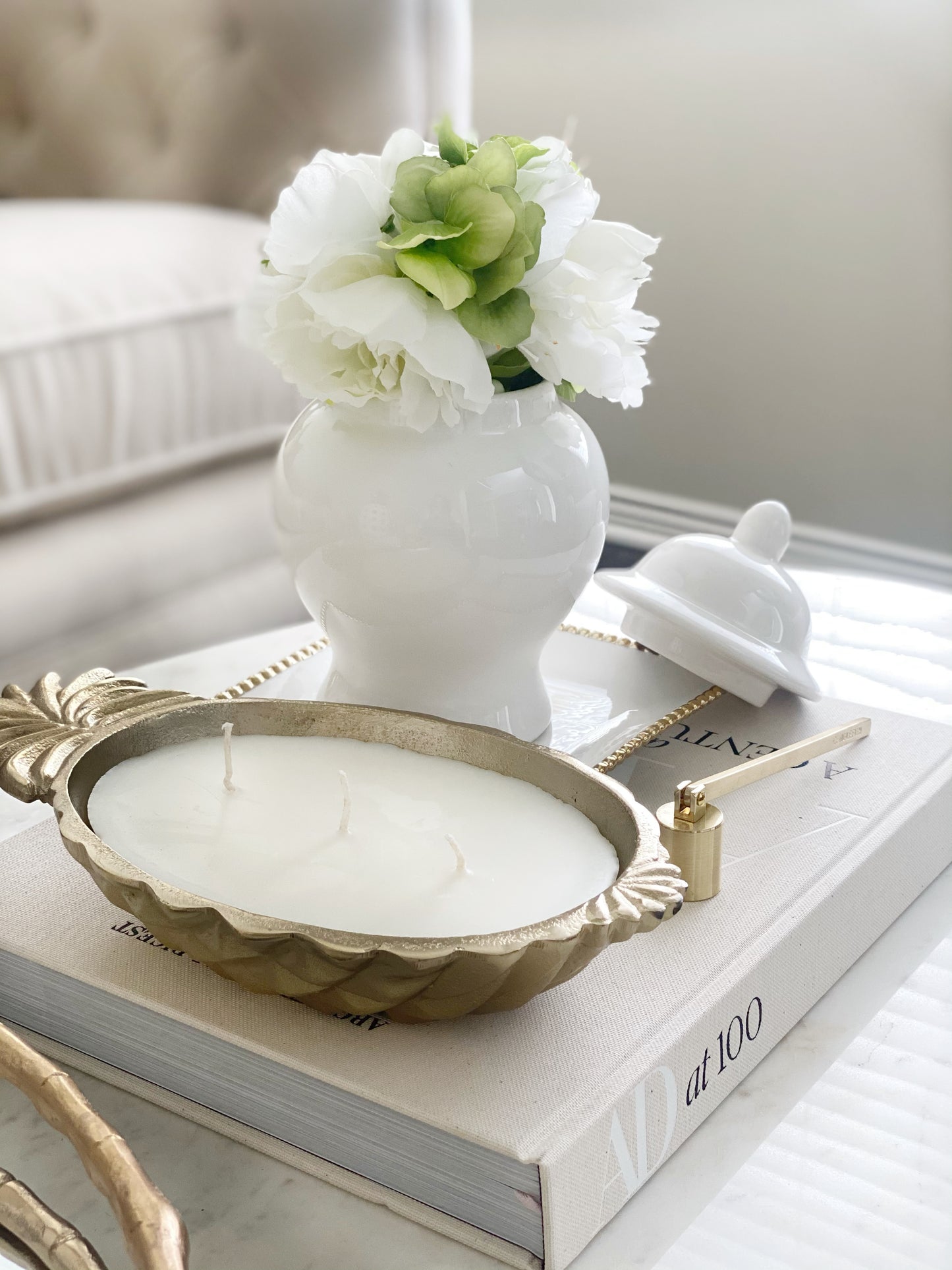 Pineapple Dish Candle