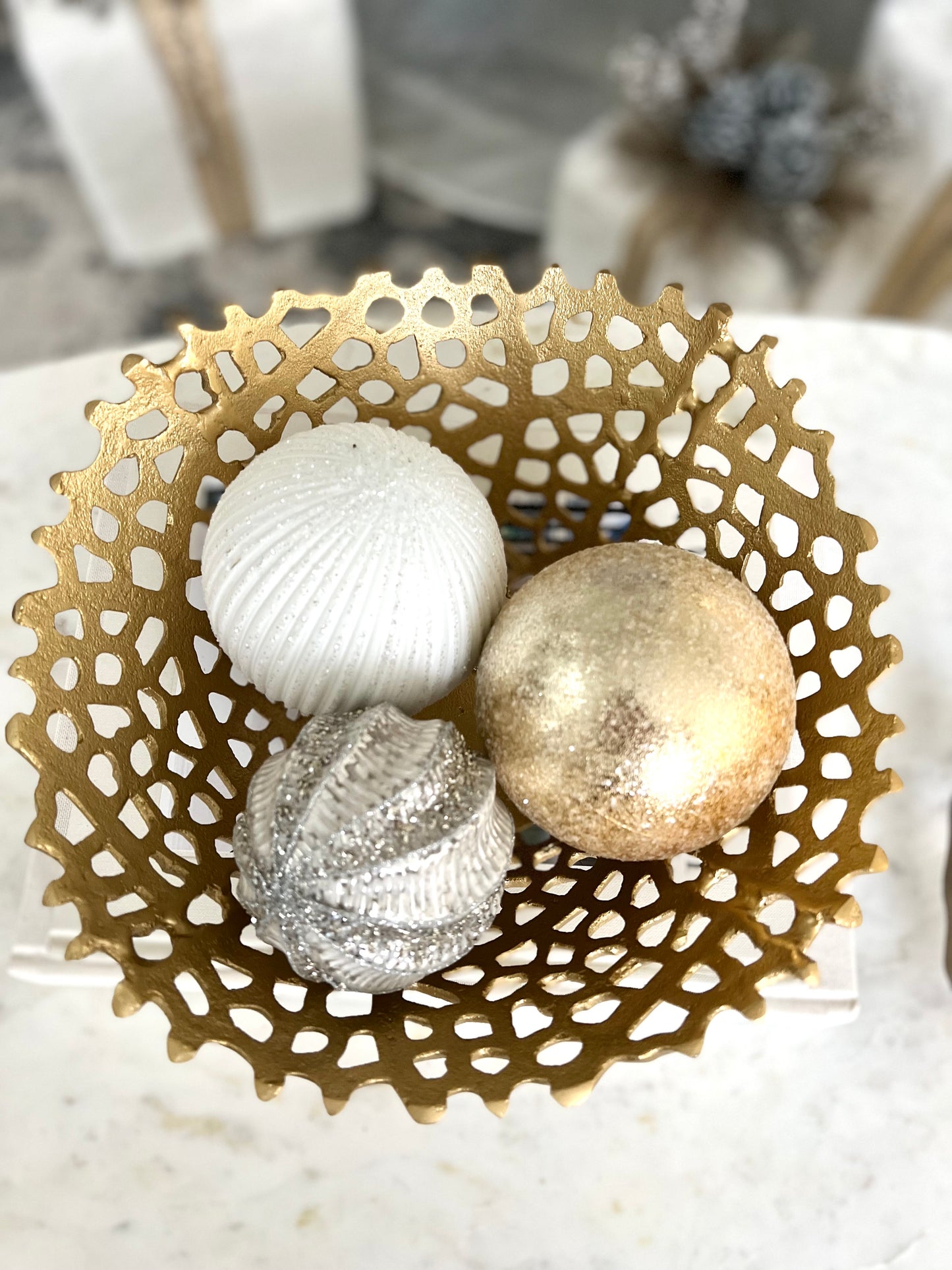 Gold Lattice Bowl