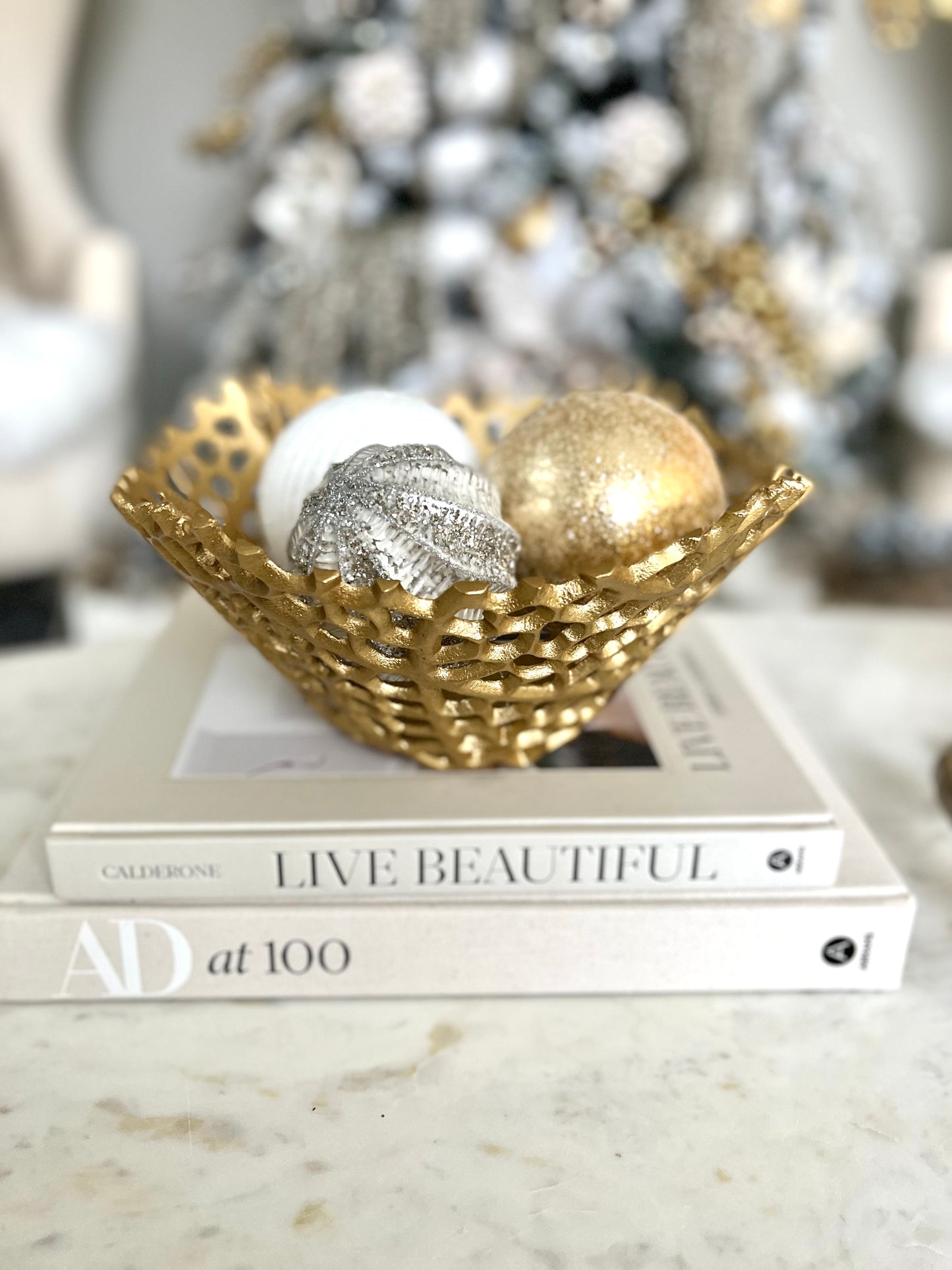 Gold Lattice Bowl