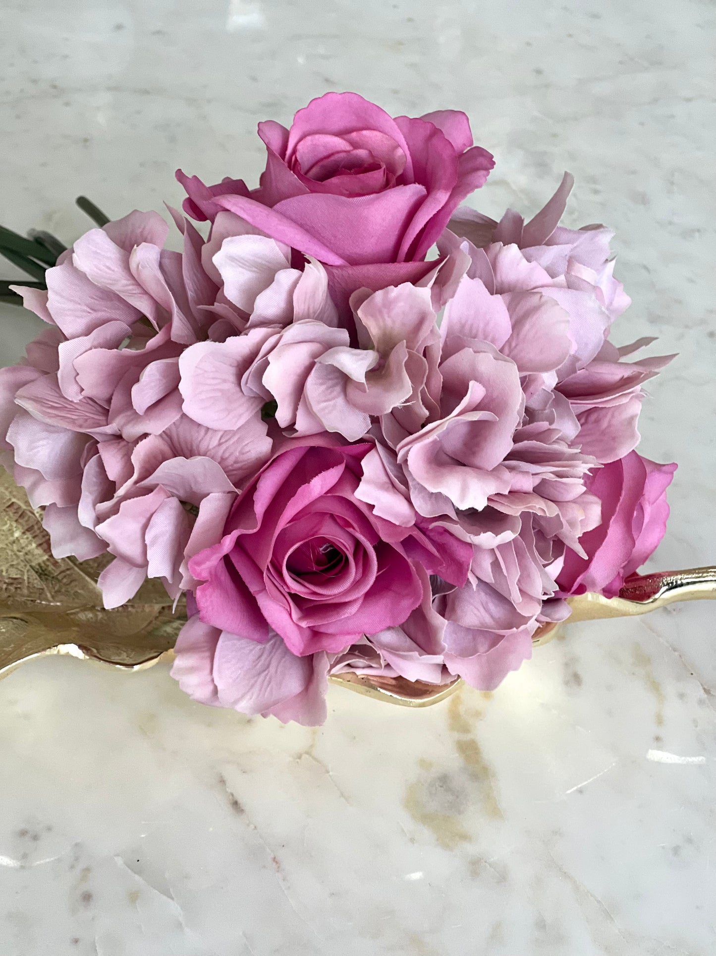 Natural Touch Rose and Hydrangea Bundle