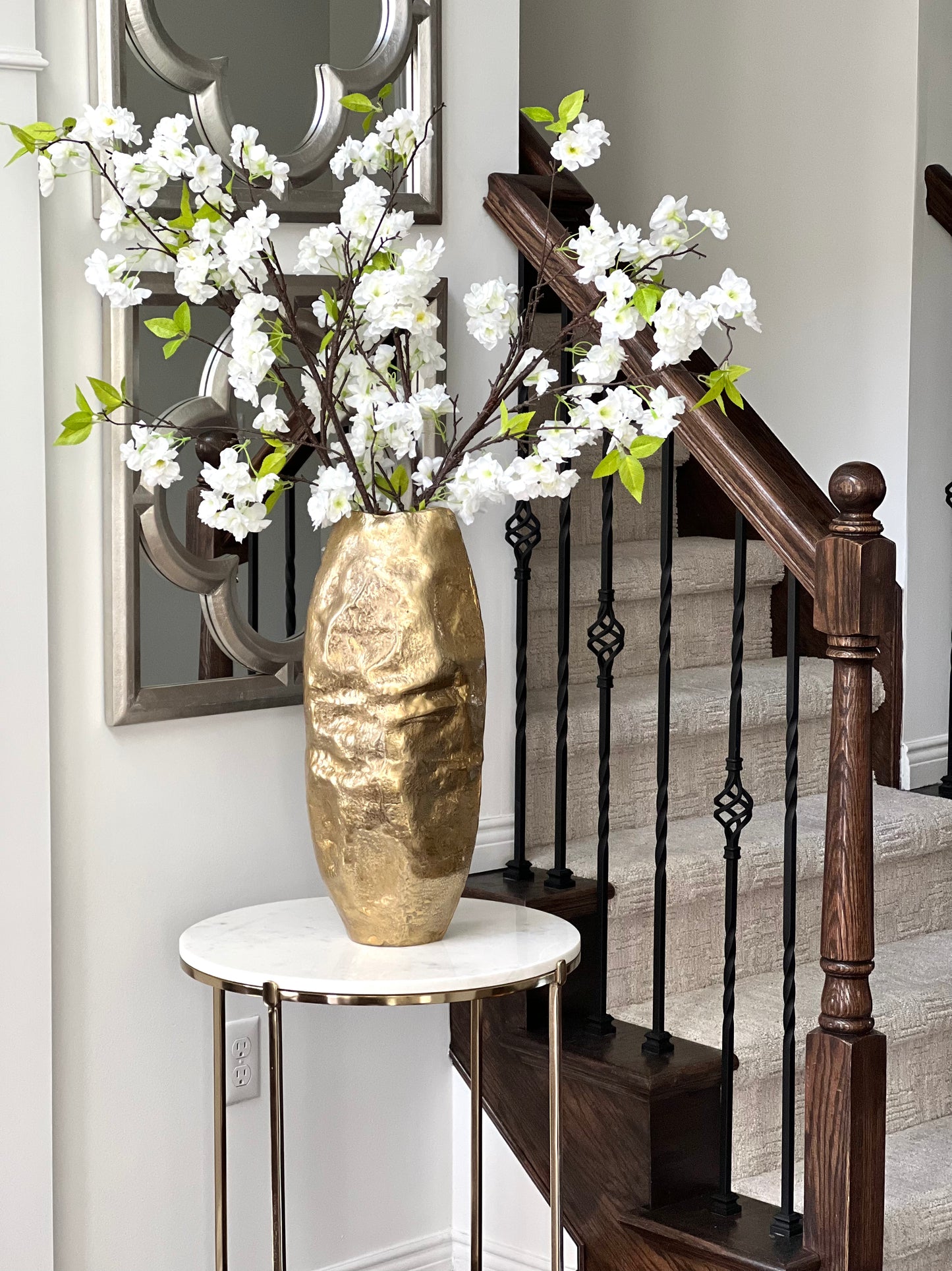Hammered Gold Vases (2 sizes)