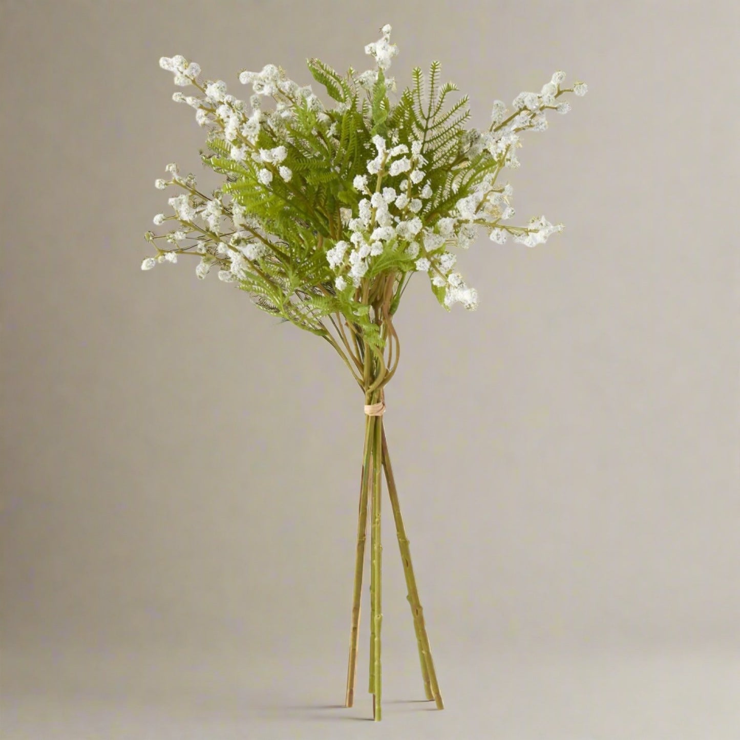 White Berry Foilage Bundle 15"