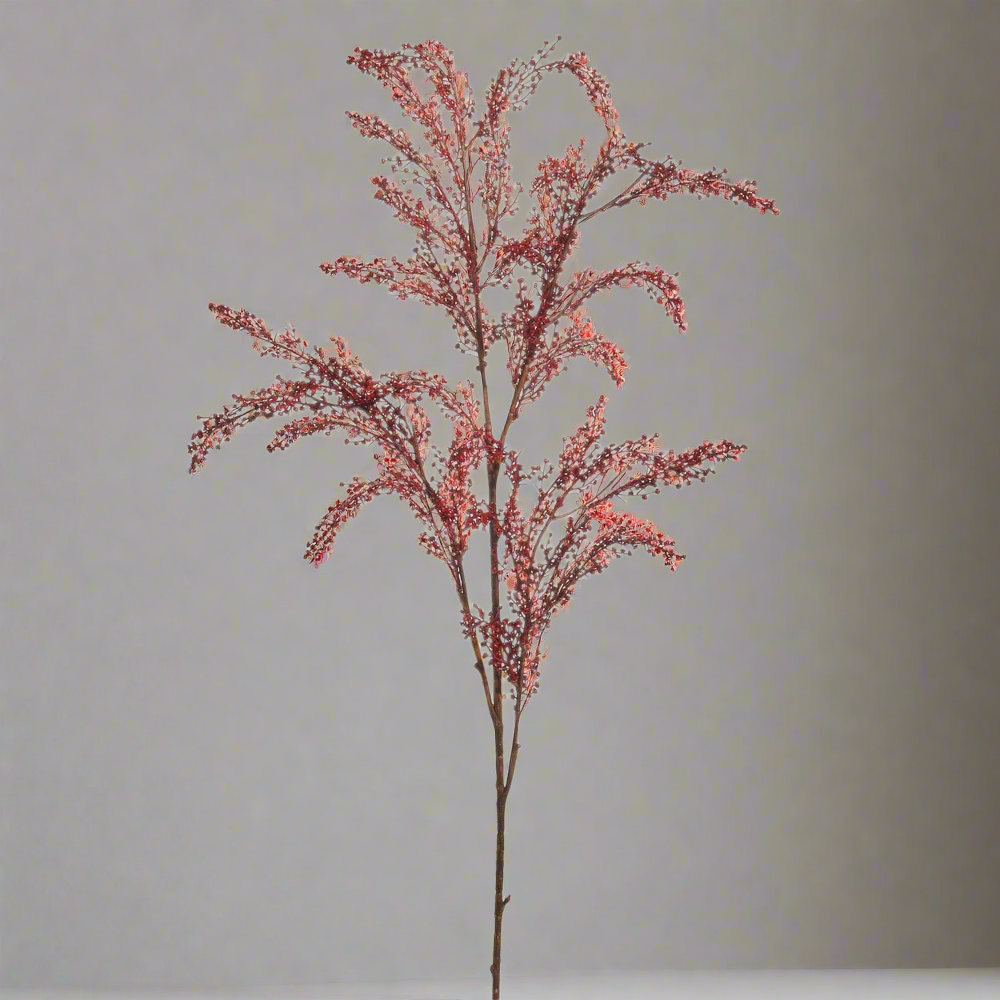 38” Red Mini Berry Branch