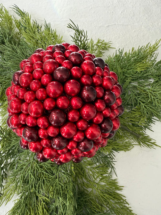 Large Shiny Berry Ball Ornament