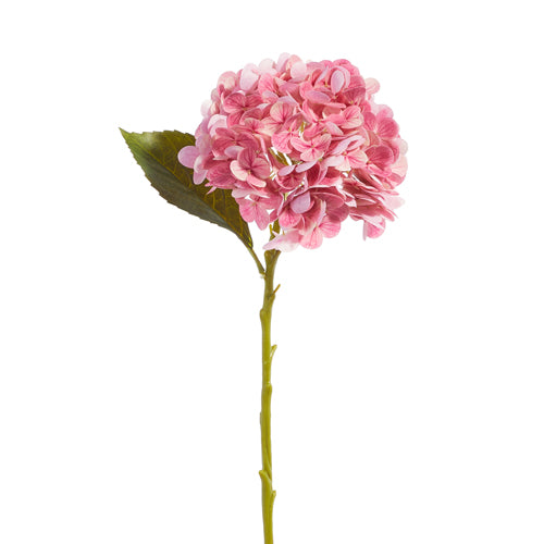 Pink Real Touch Hydrangea Stem 19" L