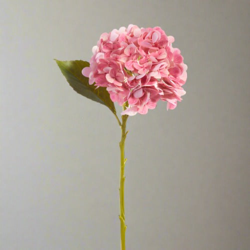 Pink Real Touch Hydrangea Stem 19" L