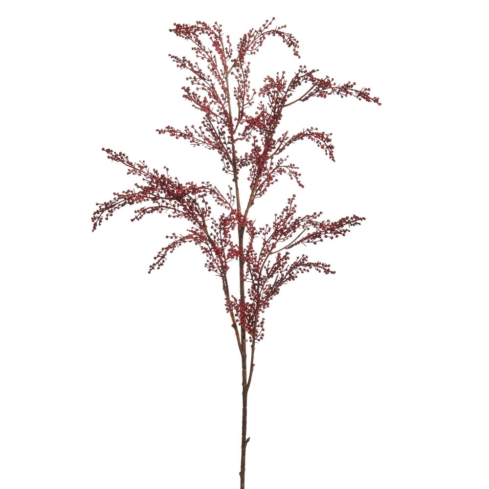 38” Red Mini Berry Branch