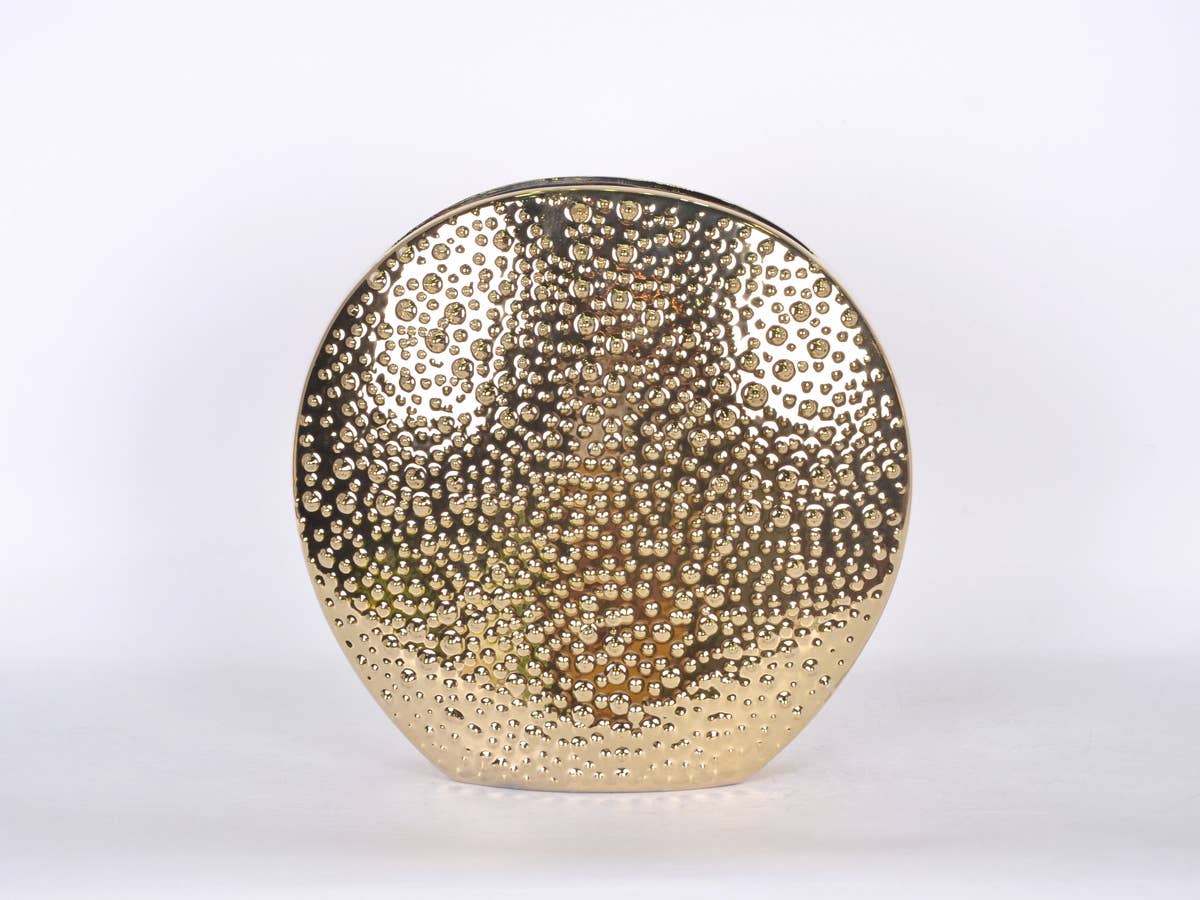 Willa Gold Vase 11" H