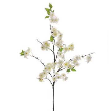 White Cherry Blossom Branch 50"