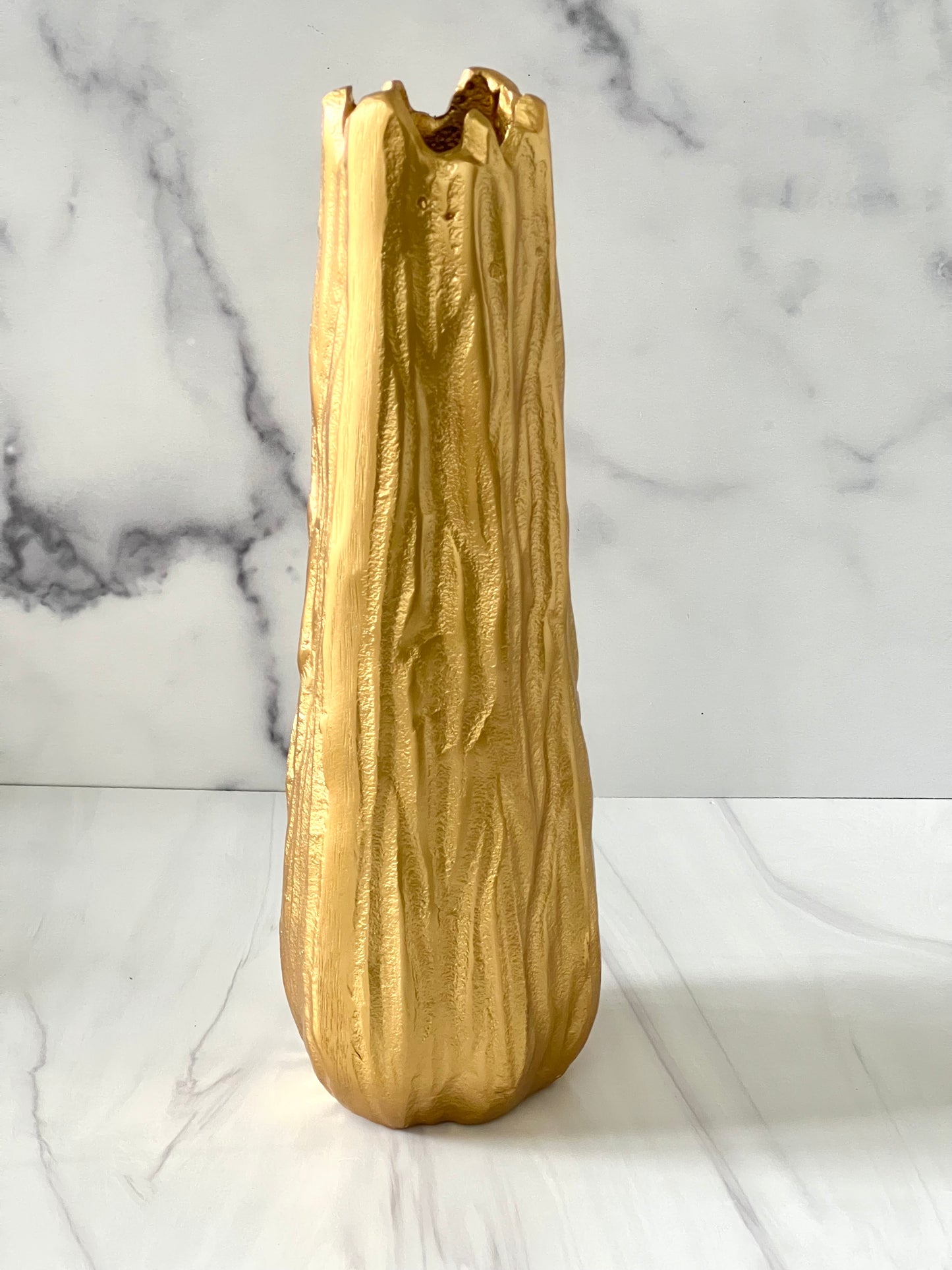 Gold Branch Vase 12" H