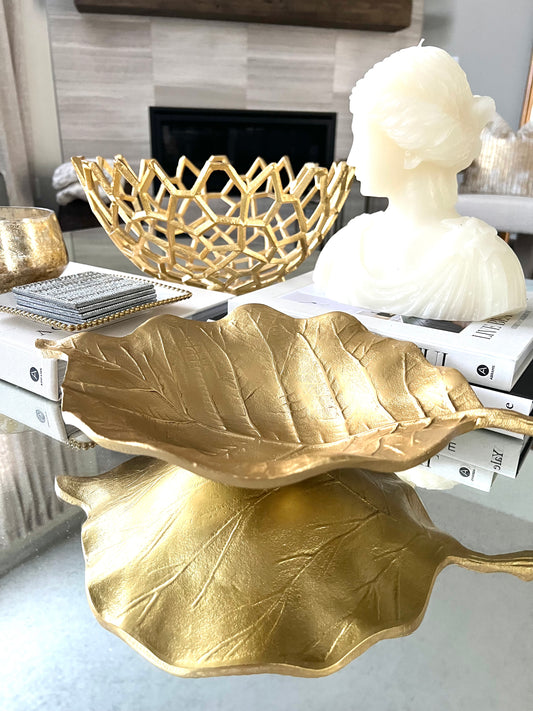Golden Leaf Bowl